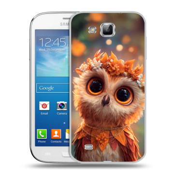 Пластиковый чехол на Samsung Galaxy Premier с принтом Милая сова Пластиковый чехол на Samsung Galaxy Premier с принтом Милая сова