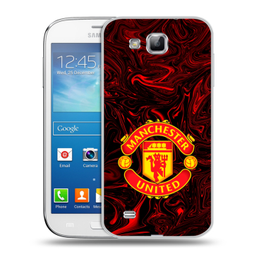 Пластиковый чехол на Samsung Galaxy Premier с принтом Manchester United Пластиковый чехол на Samsung Galaxy Premier с принтом Manchester United