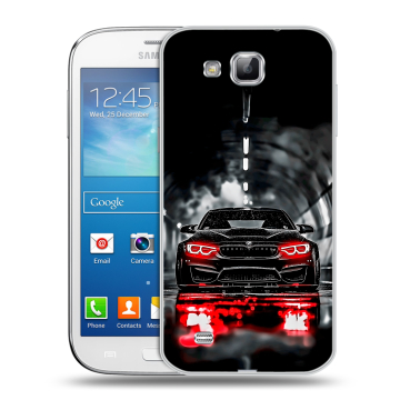 Пластиковый чехол на Samsung Galaxy Premier с принтом BMW БМВ