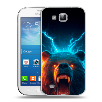 Пластиковый чехол на Samsung Galaxy Premier с принтом Медведь Пластиковый чехол на Samsung Galaxy Premier с принтом Медведь