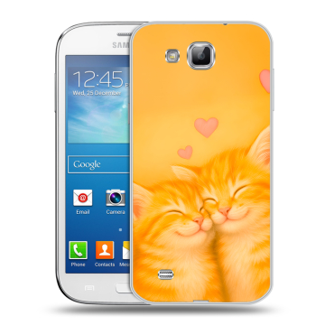 Пластиковый чехол на Samsung Galaxy Premier с принтом Милые котята Пластиковый чехол на Samsung Galaxy Premier с принтом Милые котята