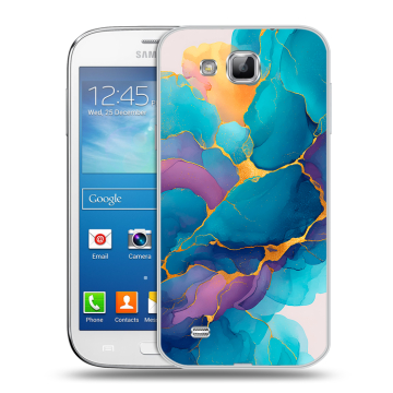 Пластиковый чехол на Samsung Galaxy Premier с принтом Мрамор блестки Пластиковый чехол на Samsung Galaxy Premier с принтом Мрамор блестки