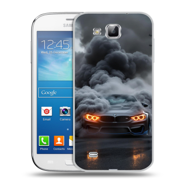Пластиковый чехол на Samsung Galaxy Premier с принтом BMW БМВ