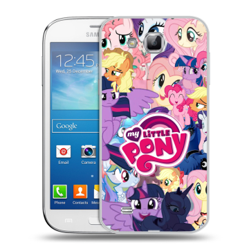 Пластиковый чехол на Samsung Galaxy Premier с принтом My little pony Дружба чудо Пластиковый чехол на Samsung Galaxy Premier с принтом My little pony Дружба чудо