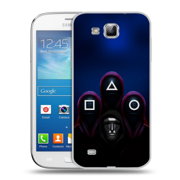 Пластиковый чехол на Samsung Galaxy Premier с принтом Игра Кальмара Пластиковый чехол на Samsung Galaxy Premier с принтом Игра Кальмара