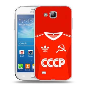 Пластиковый чехол на Samsung Galaxy Premier с принтом Флаг Герб СССР Пластиковый чехол на Samsung Galaxy Premier с принтом Флаг Герб СССР