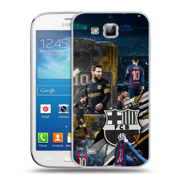 Пластиковый чехол на Samsung Galaxy Premier с принтом Messi Barcelona Пластиковый чехол на Samsung Galaxy Premier с принтом Messi Barcelona