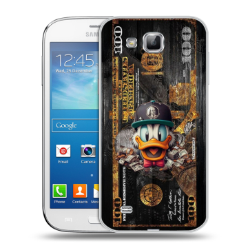 Пластиковый чехол на Samsung Galaxy Premier с принтом Дональд Дак Доллар Пластиковый чехол на Samsung Galaxy Premier с принтом Дональд Дак Доллар