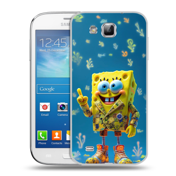 Пластиковый чехол на Samsung Galaxy Premier с принтом Спанч боб Спанчбоб Пластиковый чехол на Samsung Galaxy Premier с принтом Спанч боб Спанчбоб