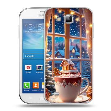 Пластиковый чехол на Samsung Galaxy Premier с принтом Новый год Пластиковый чехол на Samsung Galaxy Premier с принтом Новый год