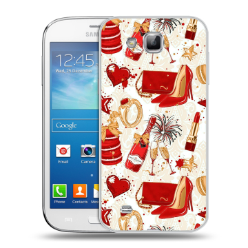 Пластиковый чехол на Samsung Galaxy Premier с принтом Новый год Пластиковый чехол на Samsung Galaxy Premier с принтом Новый год