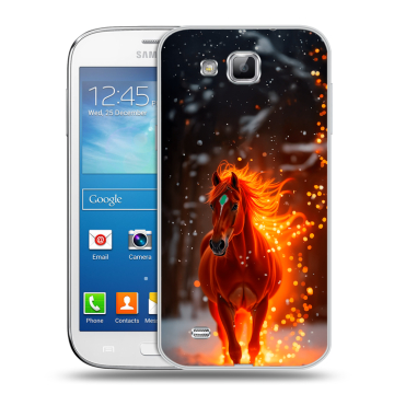 Пластиковый чехол на Samsung Galaxy Premier с принтом Новый год Пластиковый чехол на Samsung Galaxy Premier с принтом Новый год