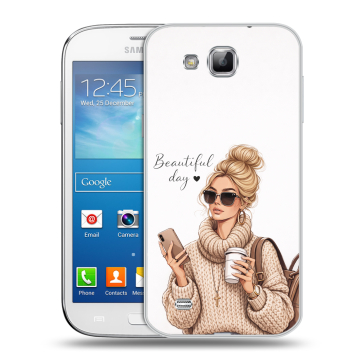 Пластиковый чехол на Samsung Galaxy Premier с принтом женский Пластиковый чехол на Samsung Galaxy Premier с принтом женский