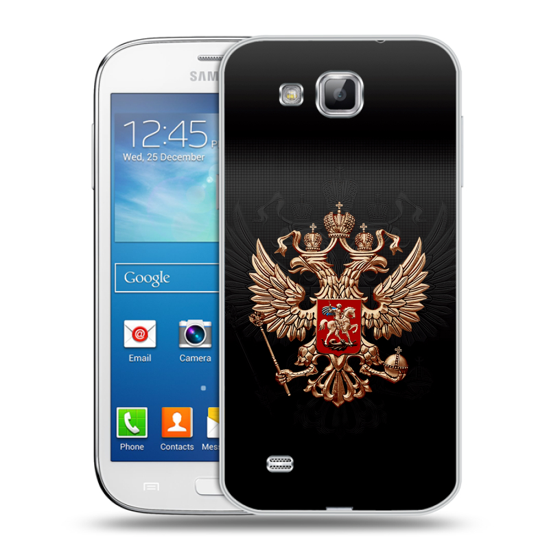 Пластиковый чехол на Samsung Galaxy Premier с принтом Герб России Пластиковый чехол на Samsung Galaxy Premier с принтом Герб России