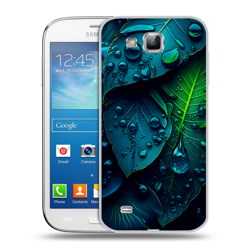 Пластиковый чехол на Samsung Galaxy Premier с принтом Листья Пластиковый чехол на Samsung Galaxy Premier с принтом Листья