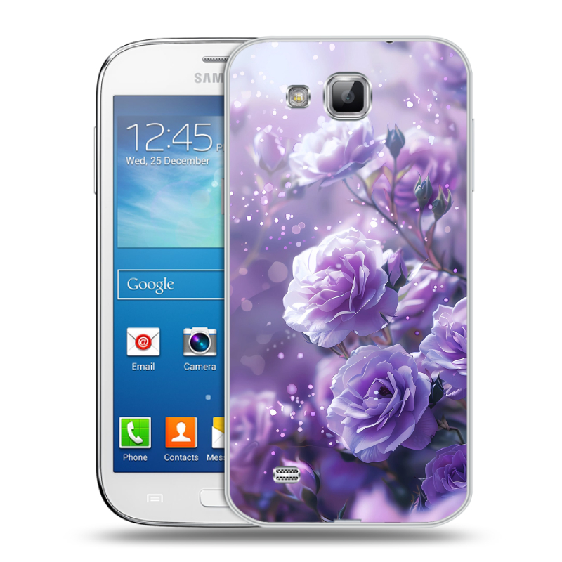 Пластиковый чехол на Samsung Galaxy Premier с принтом Розы цветы Пластиковый чехол на Samsung Galaxy Premier с принтом Розы цветы