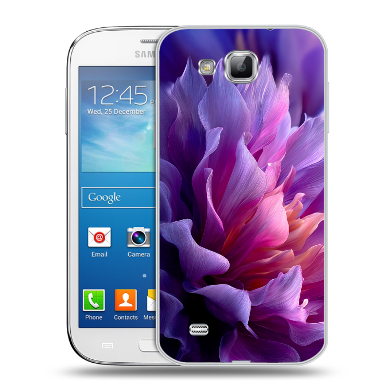 Пластиковый чехол на Samsung Galaxy Premier с принтом женский цветы Пластиковый чехол на Samsung Galaxy Premier с принтом женский цветы