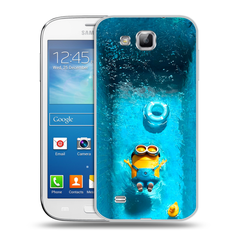 Пластиковый чехол на Samsung Galaxy Premier с принтом Миньоны Пластиковый чехол на Samsung Galaxy Premier с принтом Миньоны