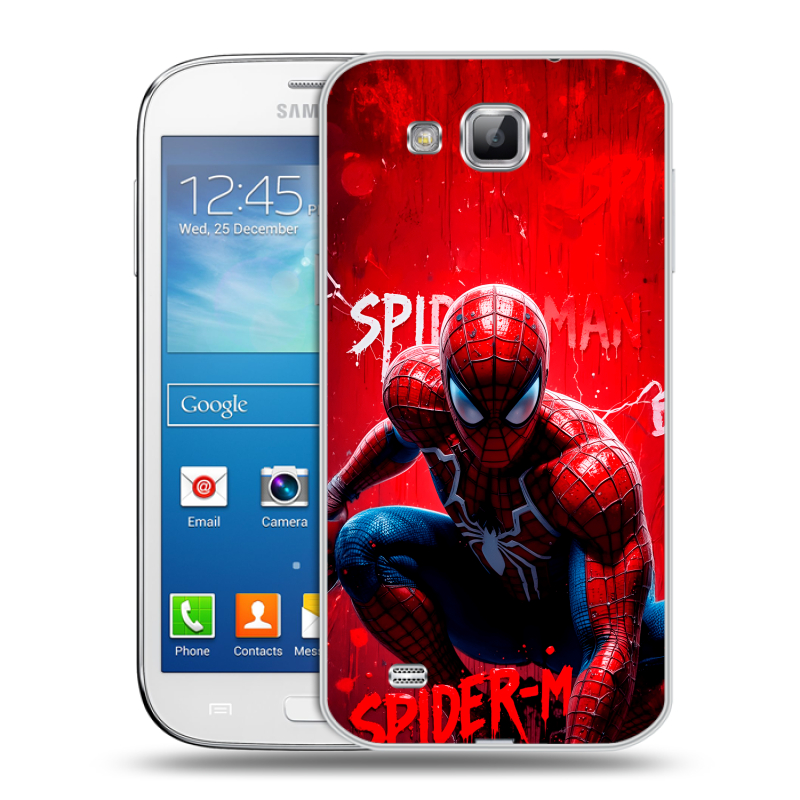 Пластиковый чехол на Samsung Galaxy Premier с принтом Spiderman Человек паук Пластиковый чехол на Samsung Galaxy Premier с принтом Spiderman Человек паук