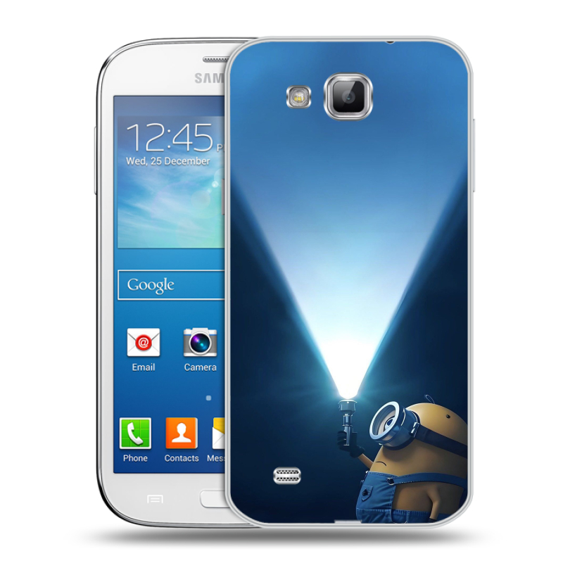 Пластиковый чехол на Samsung Galaxy Premier с принтом Миньоны Пластиковый чехол на Samsung Galaxy Premier с принтом Миньоны