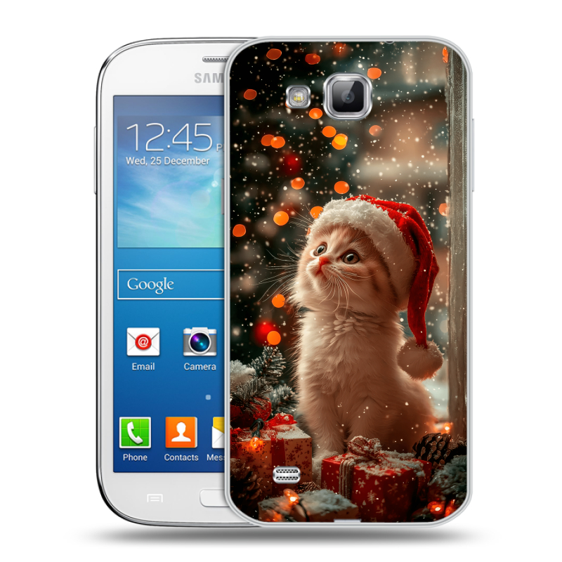 Пластиковый чехол на Samsung Galaxy Premier с принтом Новый год Пластиковый чехол на Samsung Galaxy Premier с принтом Новый год