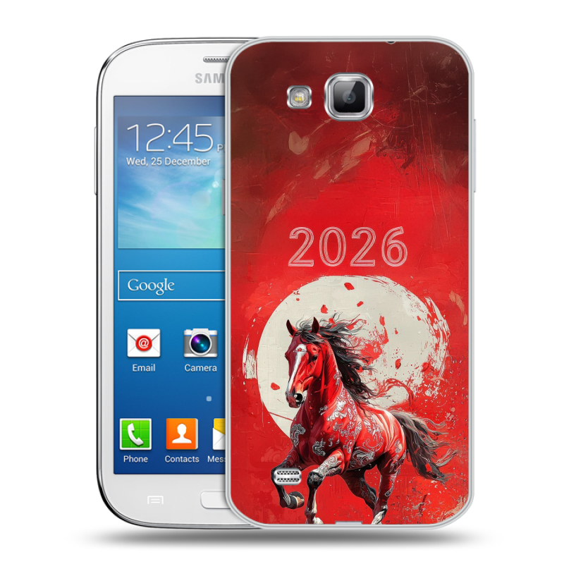 Пластиковый чехол на Samsung Galaxy Premier с принтом Новый год Пластиковый чехол на Samsung Galaxy Premier с принтом Новый год