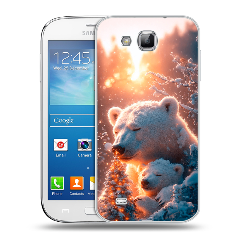 Пластиковый чехол на Samsung Galaxy Premier с принтом Новый год Пластиковый чехол на Samsung Galaxy Premier с принтом Новый год