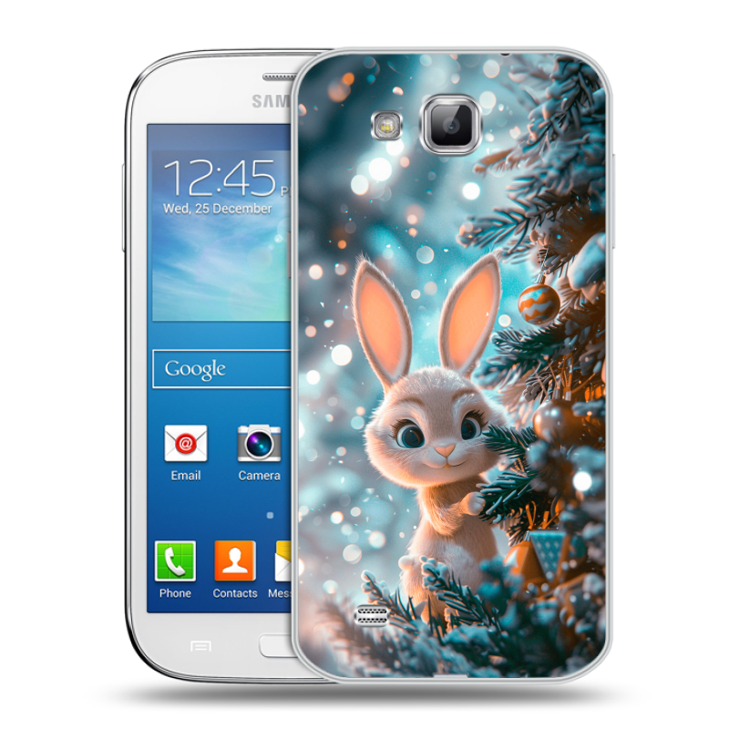 Пластиковый чехол на Samsung Galaxy Premier с принтом Новый год Пластиковый чехол на Samsung Galaxy Premier с принтом Новый год