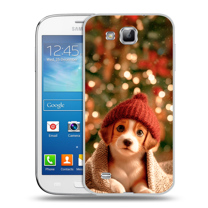 Пластиковый чехол на Samsung Galaxy Premier с принтом Новый год Пластиковый чехол на Samsung Galaxy Premier с принтом Новый год