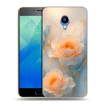 Силиконовый чехол на Meizu M5 с принтом Женский