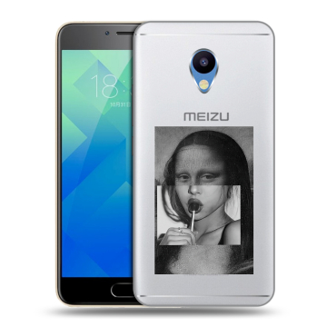 Силиконовый чехол на Meizu M5 с принтом Мона Лиза
