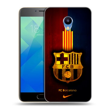 Силиконовый чехол на Meizu M5 с принтом Барселона Barcelona