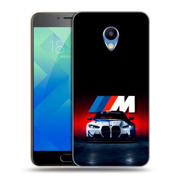 Силиконовый чехол на Meizu M5 с принтом БМВ BMW Силиконовый чехол на Meizu M5 с принтом БМВ BMW