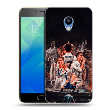 Силиконовый чехол на Meizu M5 с принтом Реал Роналдо Real Ronaldo