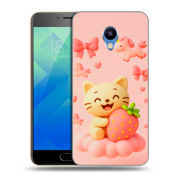 Силиконовый чехол на Meizu M5 с принтом для девочек