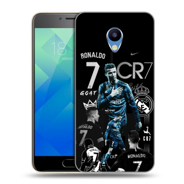 Силиконовый чехол на Meizu M5 с принтом Реал Роналдо