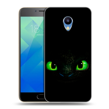 Силиконовый чехол на Meizu M5 с принтом Как приручить дракона