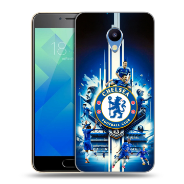 Силиконовый чехол на Meizu M5 с принтом Chelsea Челси