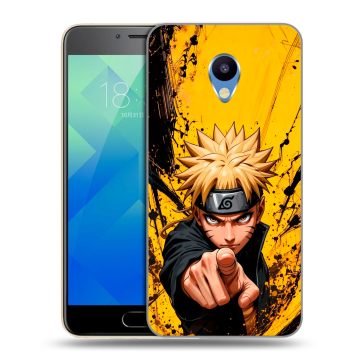 Силиконовый чехол на Meizu M5 с принтом Naruto Наруто