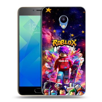 Силиконовый чехол на Meizu M5 с принтом Roblox Роблокс Силиконовый чехол на Meizu M5 с принтом Roblox Роблокс