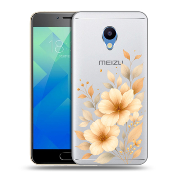 Силиконовый чехол на Meizu M5 с принтом для девушки