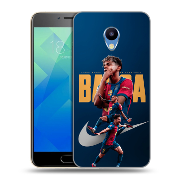 Силиконовый чехол на Meizu M5 с принтом Барселона Barca Yamal 