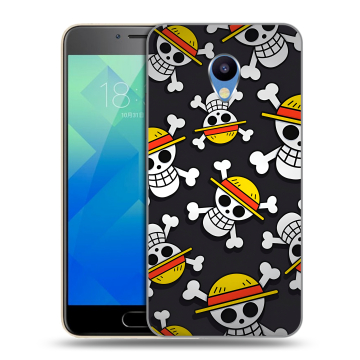 Силиконовый чехол на Meizu M5 с принтом One Piece Ван Пис