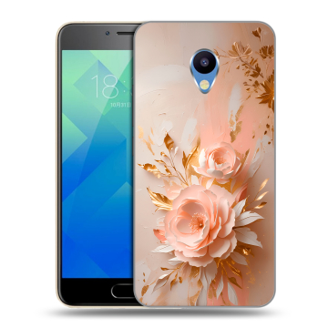 Силиконовый чехол на Meizu M5 с принтом женский