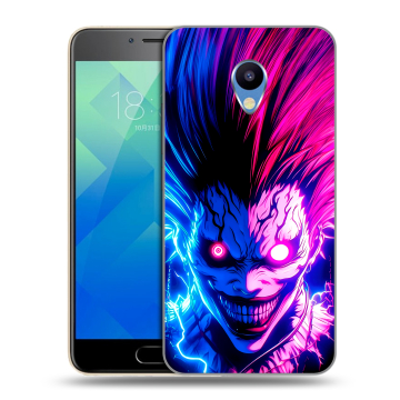 Силиконовый чехол на Meizu M5 с принтом Death note Тетрадь смерти