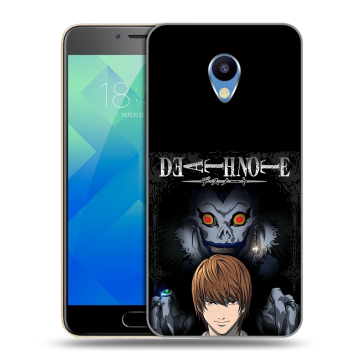 Силиконовый чехол на Meizu M5 с принтом Death note Тетрадь смерти