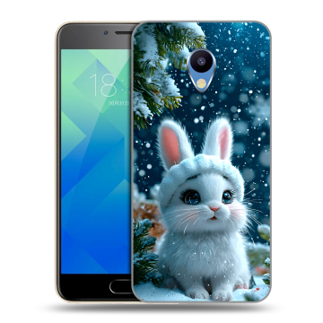 Силиконовый чехол на Meizu M5 с принтом Новый год