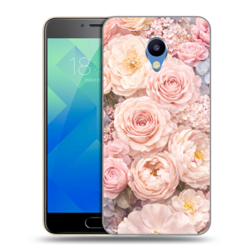 Силиконовый чехол на Meizu M5 с принтом женский