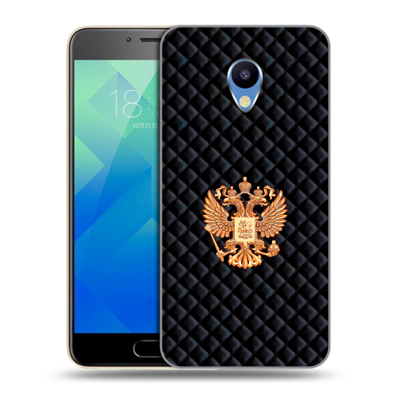 Пластиковый чехол на Meizu M5 с принтом Герб России принт Пластиковый чехол на Meizu M5 с принтом Герб России принт