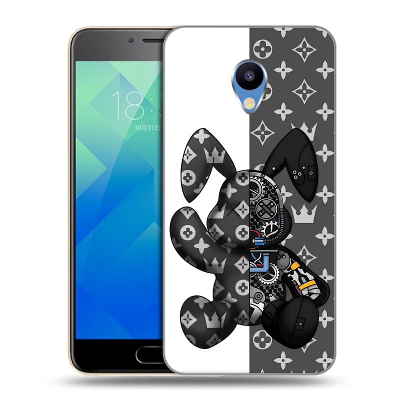 Силиконовый чехол на Meizu M5 с принтом Луи робот Силиконовый чехол на Meizu M5 с принтом Луи робот